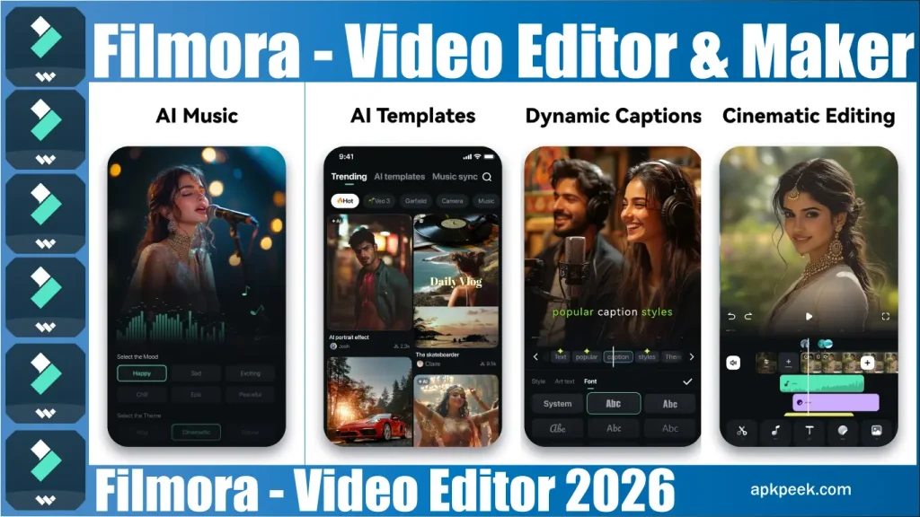 Filmora apk 2026 | Video Editor & Maker Primuim Unlocked